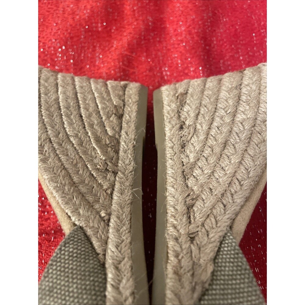 White Mountain Espadrille Wedge sandals 8W Mamba Neutral - Picture 15 of 16